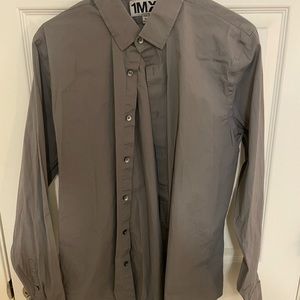 Mens Express Dress Shirt Fitted